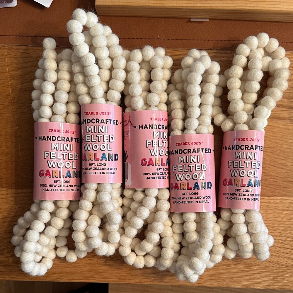 Trader Joe’s Mini Felted Wool Garland